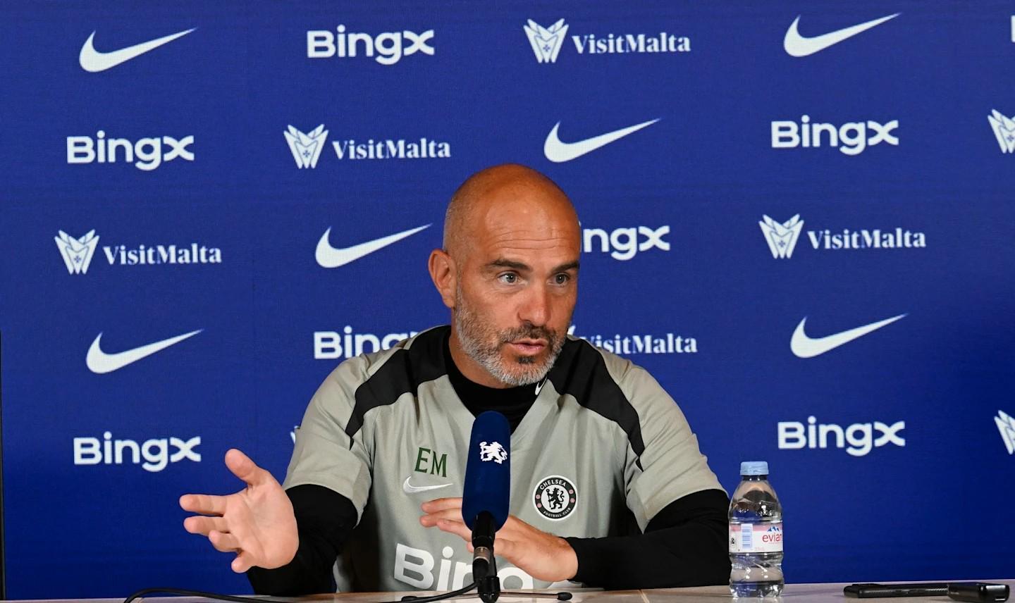 馬雷斯卡：門將也會(huì)犯錯(cuò)，我們對(duì)桑切斯很滿意；不考慮迪薩西